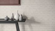 Waterjet Stone Mosaics Clay 12x15 Cesto Mosaic Honed