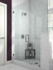 Pietra Gris Light Grey 12x24, Penny Round Mosaic and Pantheon Mosaic