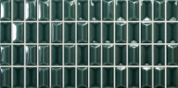3D Bars Emerald 5×10 Diamond Decorative Tile Glossy