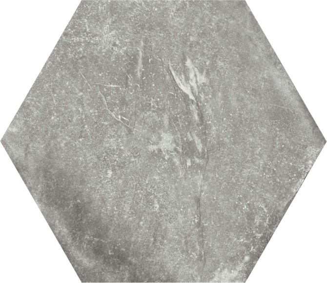 Pike Place Light Gray 8″ Hex Field Tile