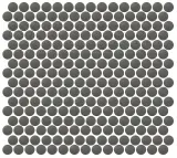 Back to Basics Taupe 1″ Penny Round Mosaic