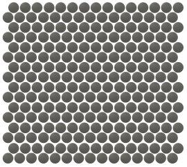Back to Basics Taupe 1″ Penny Round Mosaic