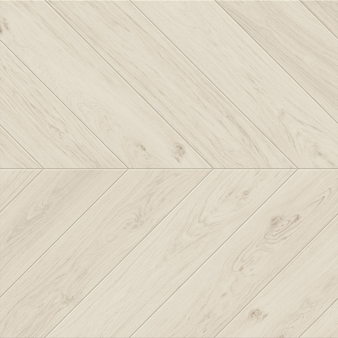 Memory Oak White 8×40 Chevron Decorative Tile Rectified