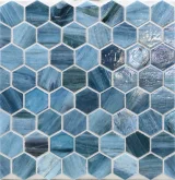 JAW (Just Add Water) Umbria 2″ Hex Mosaic Pearl