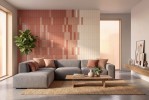 Kona White, Pink, Terracotta and Red 3x14