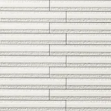EcoCarat Granas Line White 1×6 Mosaic