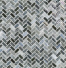 Agate Abruzzo 1/2×1 Herringbone Mosaic Pearl