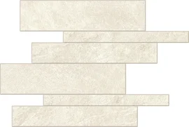 Hero Snow 12×12 Linear Mosaic