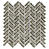 Fletcher Brown 12×12 Herringbone Mosaic
