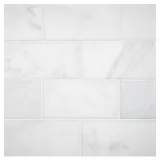 Fine Mosaic Works Asian Carrara Ultra Premium Polished 3×6 Field Tile Polished Fine Mosaic Works Asian Carrara Ultra Premium Polished 3×6 Field Tile Polished