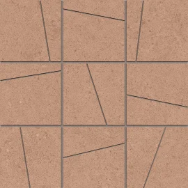 Argent 2.0 Sunkissed Rose 4×4 Random Angle Mosaic