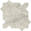 Beyond Taj Mahal Cloud 11×11 Star & Cross Mosaic Silk