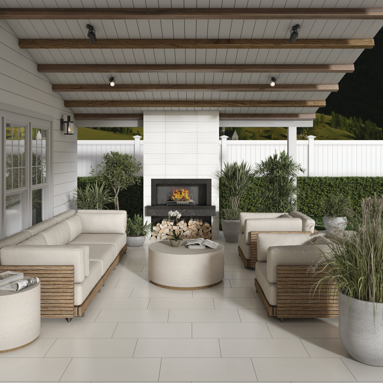 Subtle Strands Chalk Matte 12x24