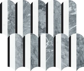 Waterjet Stone Mosaics Monochromo 11×12 Hydros Mosaic Honed Waterjet Stone Mosaics Monochromo 11×12 Hydros Mosaic Honed