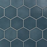 Linen Denim 4″ Hexagon Field Tile