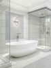 Pietra Gris Light Grey 12x24 and Siena Mosaic