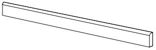 Rock Salt 2×24 Bullnose Matte Rectified