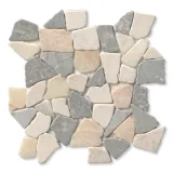 Random Series Kalahari 17-3/4×17-3/4 Large Random Mosaic Tumbled Random Series Kalahari 17-3/4×17-3/4 Large Random Mosaic Tumbled