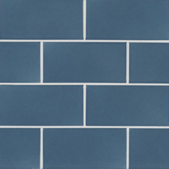 6th Avenue Marlin Blue 3×6 Field Tile Glossy