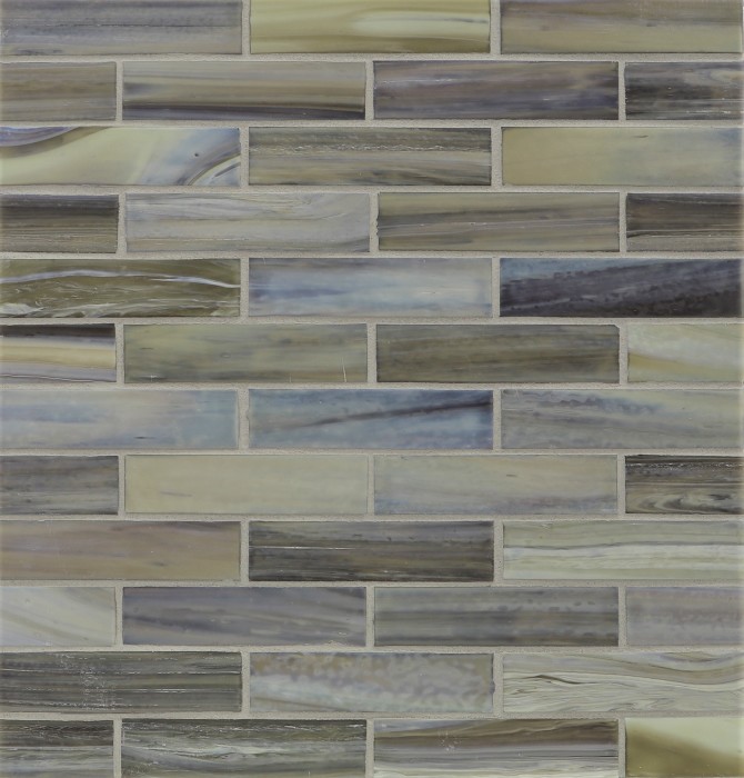 Agate Verona 1×4 Brick Mosaic Silk