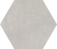 City Gray 7×8 Hexagon Field Tile Matte