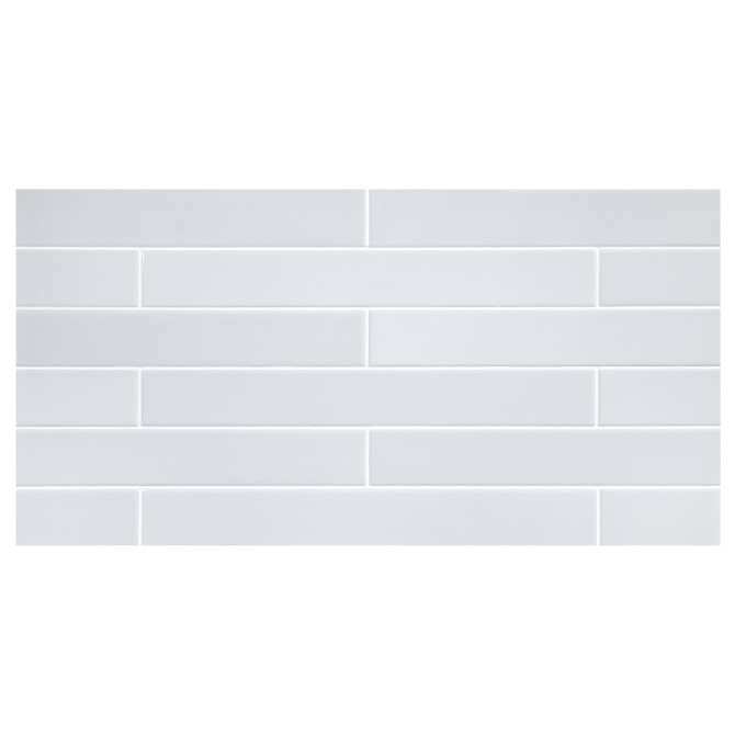 TrueTones Ceramics Hint Of Grey Gloss 2×16 Field Tile Gloss