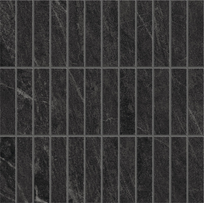 Legacy Marblestone Black 1×4 Domino Mosaic