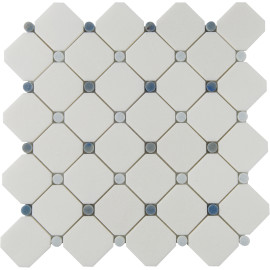 Accent Bleu Multicolor 12×12 Candy Dot Mosaic Polished Accent Bleu Multicolor 12×12 Candy Dot Mosaic Polished