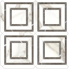 Caspar Calacatta 12×12 Plaza Mosaic Polished