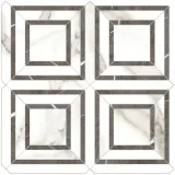 Caspar Calacatta 12×12 Plaza Mosaic Polished