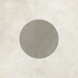 Romana Ivory 24×24 Cross Cut Circle Decorative Tile Matte Rectified