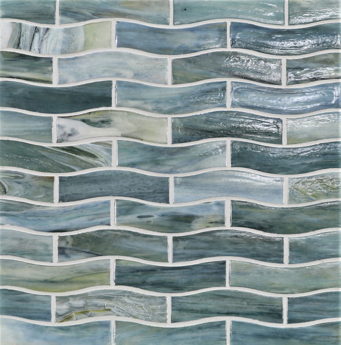 Agate Amalfi 1×4 Zing Mosaic Pearl