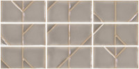 Yoko Pewter 3×5 Origami Decorative Tile