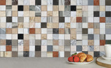 Olynthos Ready to Ship Multi Color 2x2 Chroma Mosaic