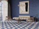 Scenario Blu 8x8, Blu Crescent Deco 8x8 and Blu Convex Deco 8x8