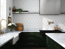 Shift White Grey Solitaire Mosaic