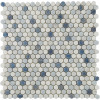 Accent Bleu Multicolor 12×12 Bliss Mosaic Polished