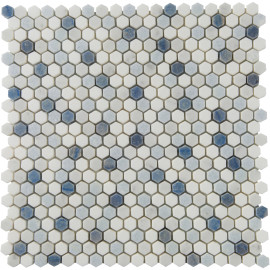 Accent Bleu Multicolor 12×12 Bliss Mosaic Polished Accent Bleu Multicolor 12×12 Bliss Mosaic Polished