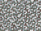 Waterjet Stone Mosaics Tropic 1-1/4″ Penny Round Mosaic Mixed