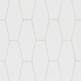6th Avenue White 2×6 Long Hexagon Mosaic Glossy 6th Avenue White 2×6 Long Hexagon Mosaic Glossy