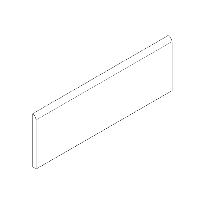 Stratton Mocha 3×40 Bullnose Matte Rectified