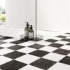 Concert White 5x5, Chevron Mosaic and 2x2 Mosaic, and Black 5x5