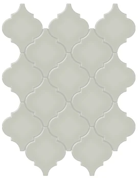 Nantucket Sage 10×13 Beveled Arabesque Mosaic Nantucket Sage 10×13 Beveled Arabesque Mosaic