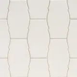 Robert Am Stern Snow 3×6 Ovolo Decorative Tile Matte