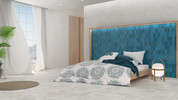 Fez Ocean 2.5x5 Matte and Cottage Grey Hex 5.5x6.3