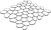 Pebble 12×12 Level Pebble Mosaic Honed