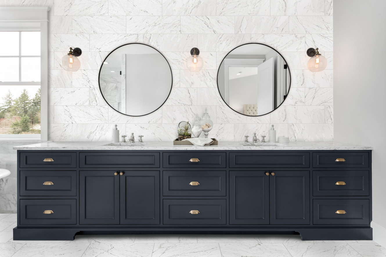 Marbles Carrara White 8x24 and 12x24