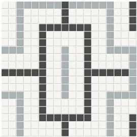 Nantucket Sea Blend 11×11 Link Pattern Mosaic Matte Nantucket Sea Blend 11×11 Link Pattern Mosaic Matte