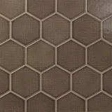 Linen Sable 4″ Hexagon Field Tile