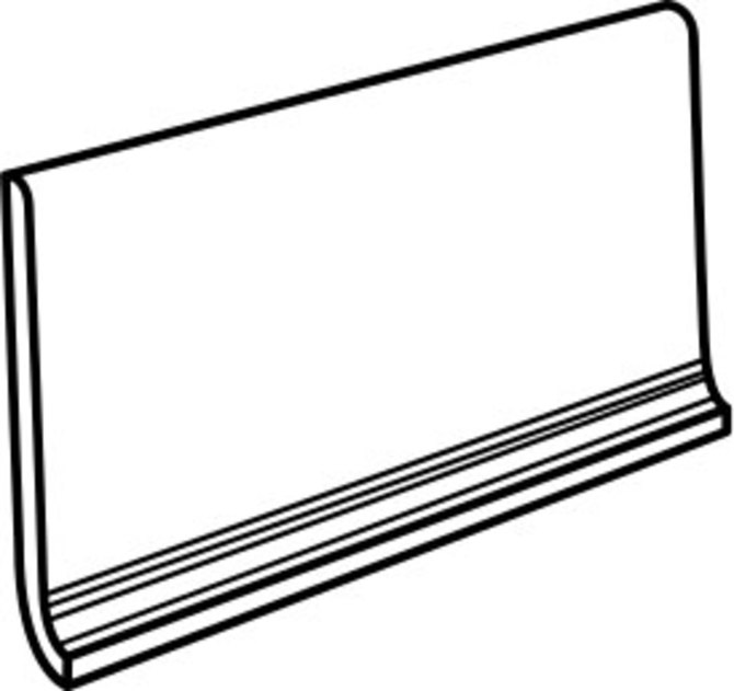 Beyond Dolomite Warm White 6×12 Cove Base Matte